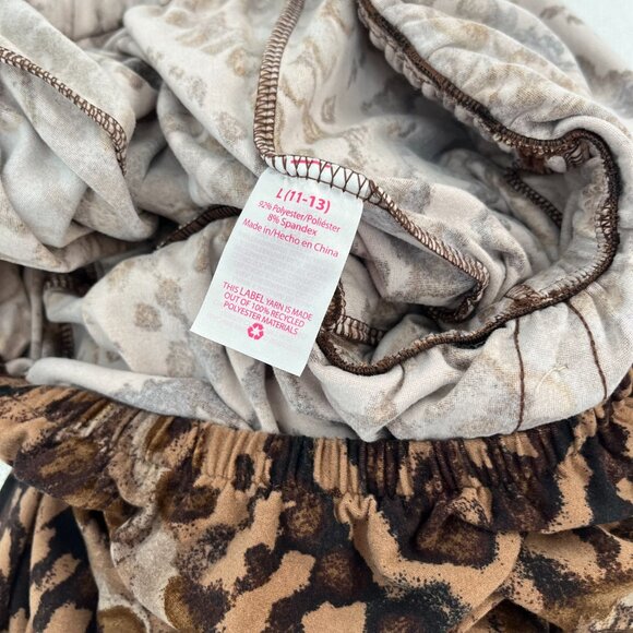 *NWT* No Boundaries Brown Black Animal Print Tribal Jumpsuit Strapless L 11/13 - Picture 10 of 12